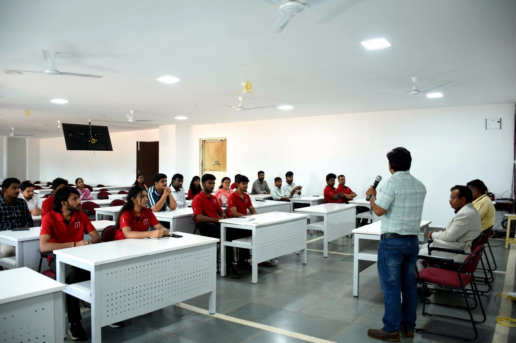 Students attending the AI Tech Coach launch session at NCET