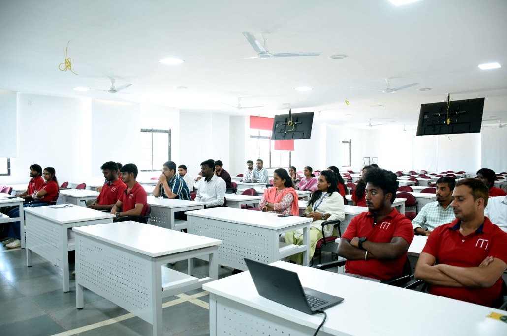 NCET students engaged during the AI Tech Coach launch